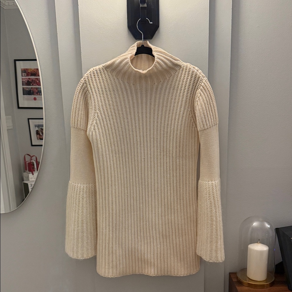 CNC Costume National Beige Cowl Neck dress